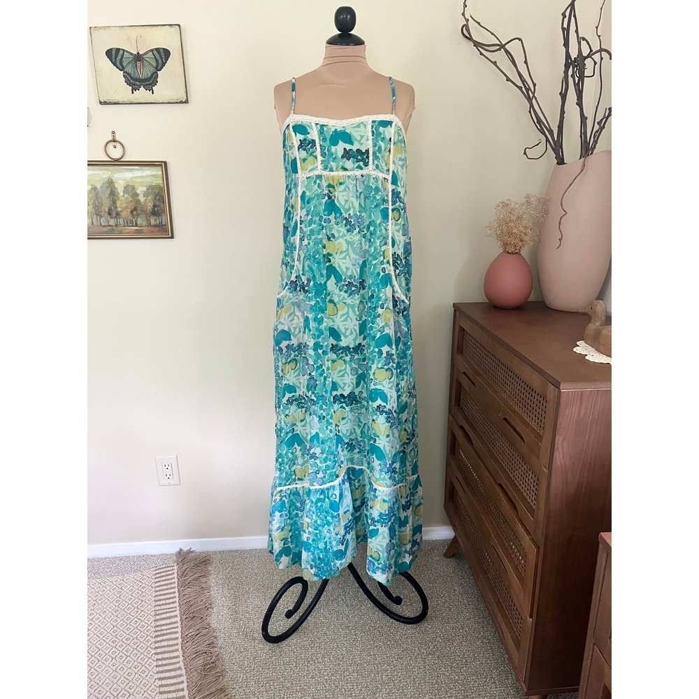 Jessica Simpson Y2K Floral Maxi Dress